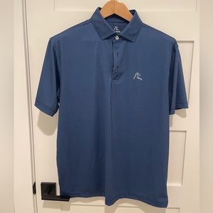 Rhoback navy golf polo